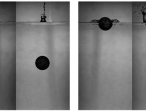 A spin on cavity formation during water entry of hydrophobic and hydrophilic spheres, 2009